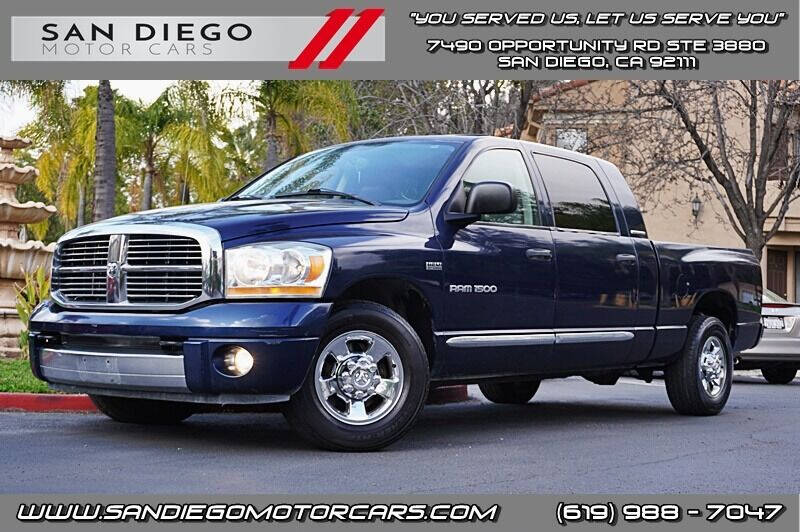 2006 Dodge Ram Pickup 1500 for sale at San Diego Motor Cars LLC in Spring Valley CA