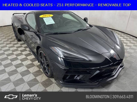 2021 Chevrolet Corvette for sale at Leman's Chevy City in Bloomington IL