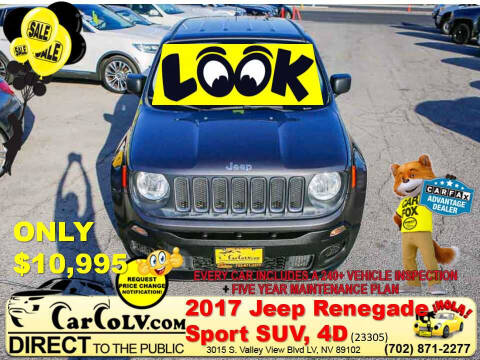 2017 Jeep Renegade for sale at The Car Company in Las Vegas NV