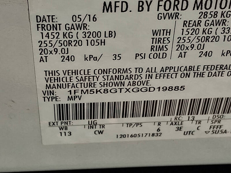 2016 Ford Explorer Sport