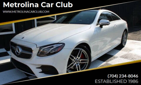 2020 Mercedes-Benz E-Class for sale at Metrolina Car Club in Stallings NC
