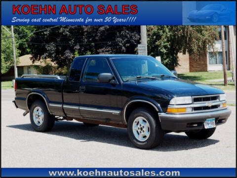 2001 Chevrolet S-10 for sale at Koehn Auto Sales in Lindstrom MN