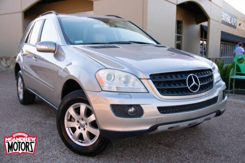 2006 Mercedes-Benz M-Class for sale at Mcandrew Motors in Arlington TX