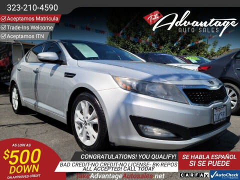 2013 Kia Optima for sale at ADVANTAGE AUTO SALES INC in Bell CA