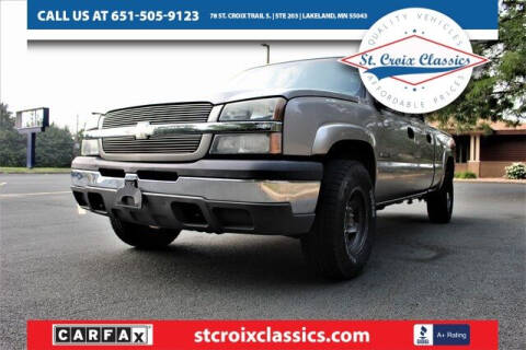2003 Chevrolet Silverado 1500HD for sale at St. Croix Classics in Lakeland MN