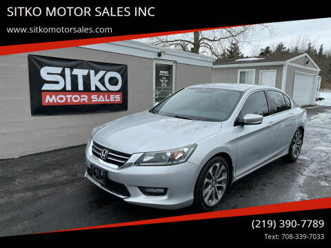 2015 Honda Accord for sale at SITKO MOTOR SALES INC in Cedar Lake IN