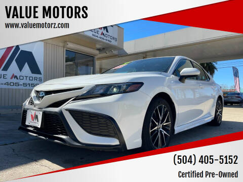 2022 Toyota Camry for sale at VALUE MOTORS in Marrero LA