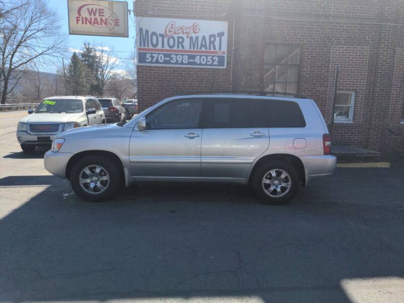 2004 Toyota Highlander for sale at Garys Motor Mart Inc. in Jersey Shore PA