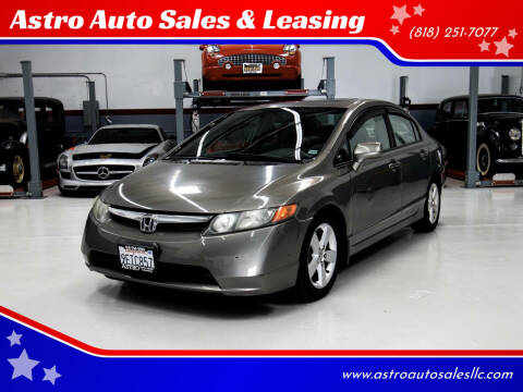 2008 Honda Civic for sale at Astro Auto Sales & Leasing in Sun Valley CA