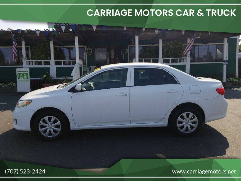 2010 Toyota Corolla for sale at Carriage Motors Car & Truck in Santa Rosa CA