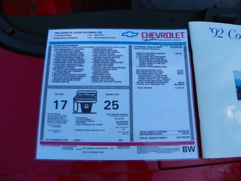 1992 Chevrolet Corvette