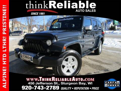 2017 Jeep Wrangler Unlimited for sale at RELIABLE AUTOMOBILE SALES, INC in Sturgeon Bay WI