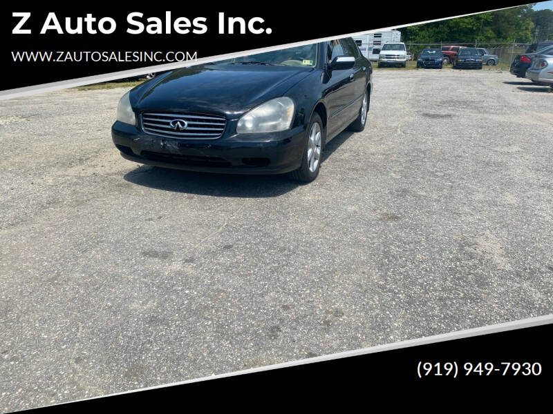 2004 Infiniti Q45 for sale at Z Auto Sales Inc. in Rocky Mount NC
