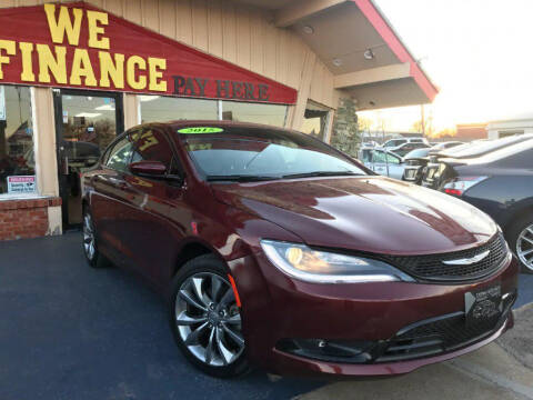 2015 Chrysler 200 for sale at Caspian Auto Sales in Oklahoma City OK