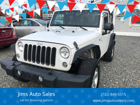 2014 Jeep Wrangler for sale at Jims Auto Sales in Lakehurst NJ