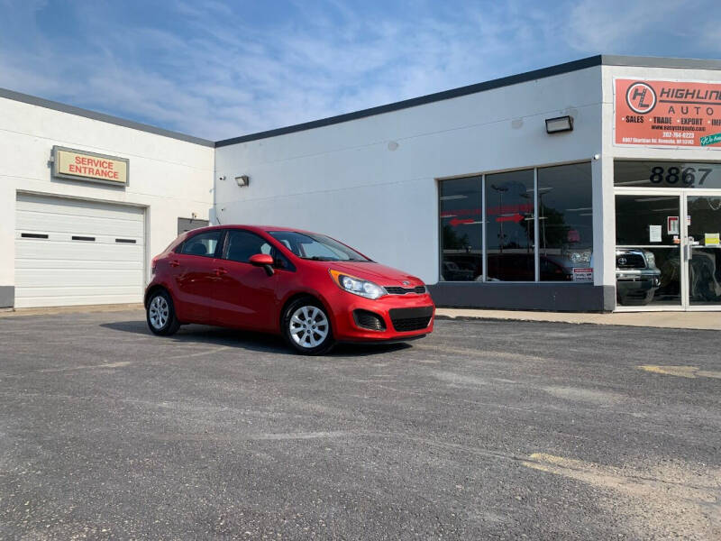 2012 Kia Rio 5-Door for sale at HIGHLINE AUTO LLC in Kenosha WI