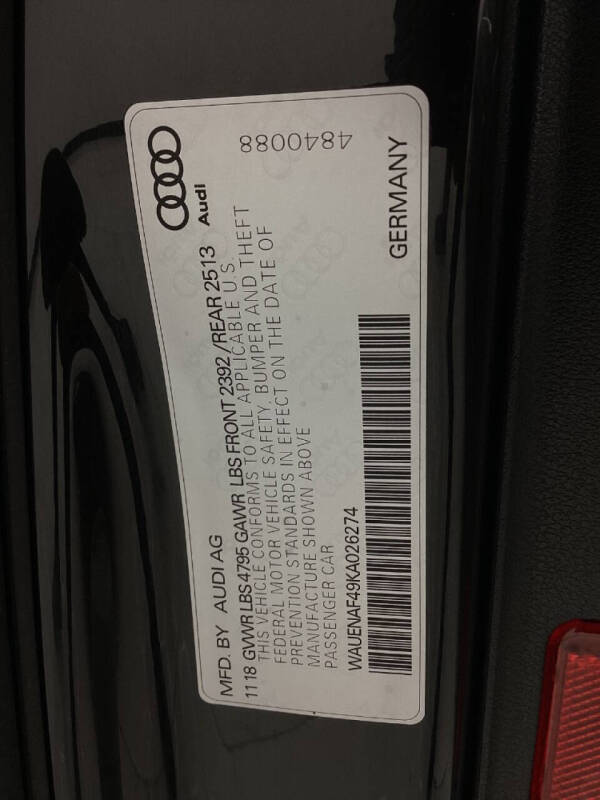 2019 Audi A4 quattro Premium Plus 45 TFSI