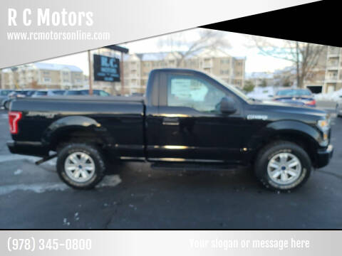 2016 Ford F-150 for sale at R C Motors in Lunenburg MA