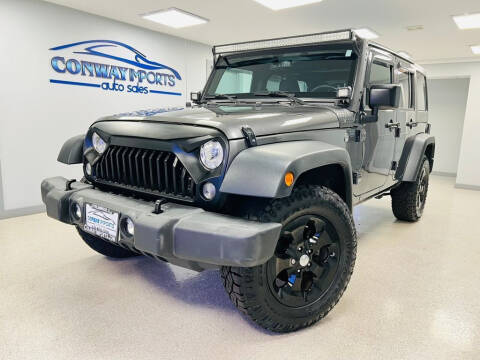 2017 Jeep Wrangler Unlimited for sale at Conway Imports in Streamwood IL