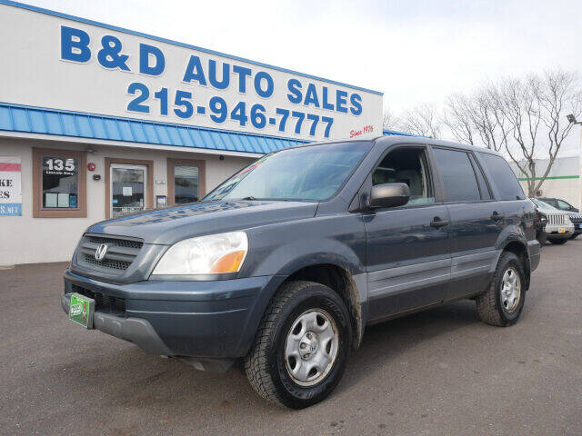 2004 Honda Pilot for sale at B & D Auto Sales Inc. in Fairless Hills PA