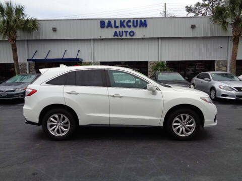 2017 Acura RDX for sale at BALKCUM AUTO INC in Wilmington NC