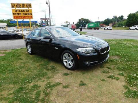 2012 BMW 5 Series for sale at Atlanta Fine Cars in Jonesboro GA