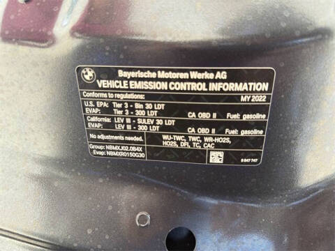 2022 BMW X3 sDrive30i