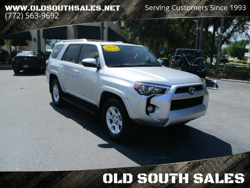 2018 Toyota 4Runner for sale at OLD SOUTH SALES in Vero Beach FL