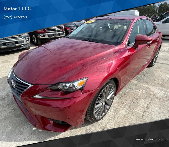 2015 Lexus IS 250 for sale at Motor 1 LLC in Raleigh NC