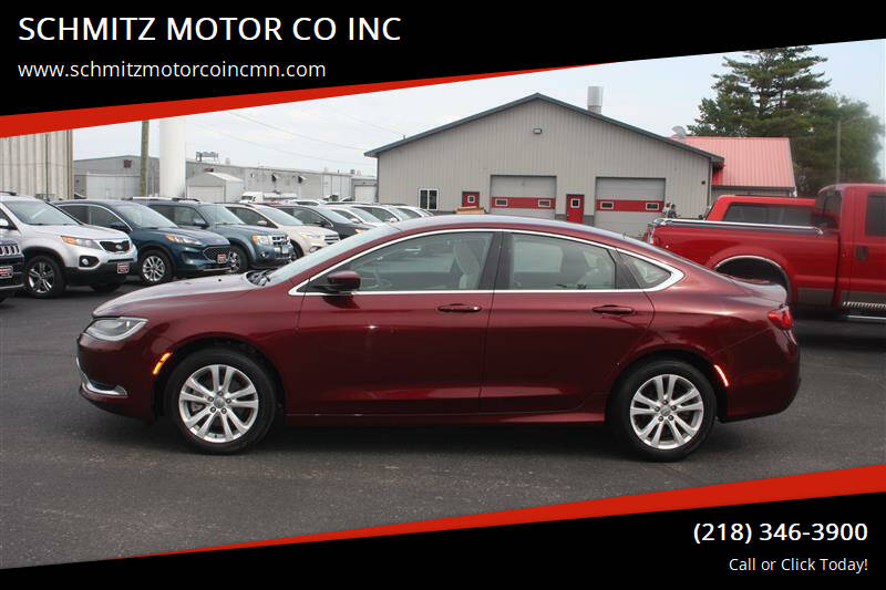 2017 Chrysler 200 for sale at SCHMITZ MOTOR CO INC in Perham MN