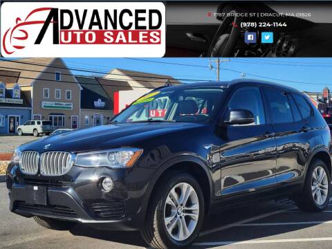 2017 BMW X3 for sale at Advanced Auto Sales in Dracut MA