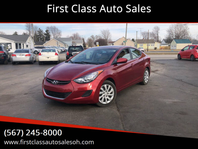 2013 Hyundai Elantra for sale at First Class Auto Sales in Fostoria OH