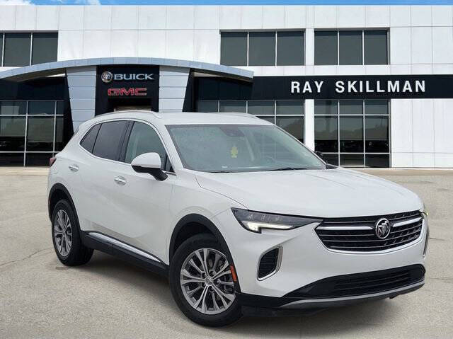 White 2022 Buick Envision Preferred Preferred 4dr Crossover 1
