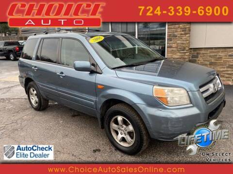 2006 Honda Pilot for sale at CHOICE AUTO SALES in Murrysville PA