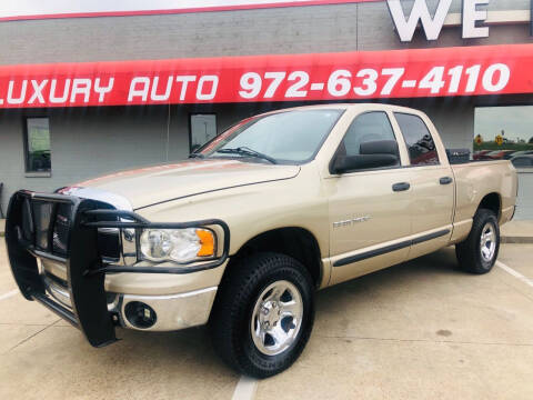 2004 Dodge Ram Pickup 1500 for sale at Texas Luxury Auto in Cedar Hill TX