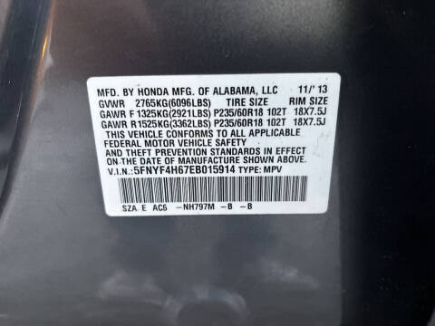 2014 Honda Pilot EX-L w/DVD