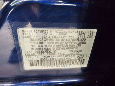 2019 Nissan Sentra SV