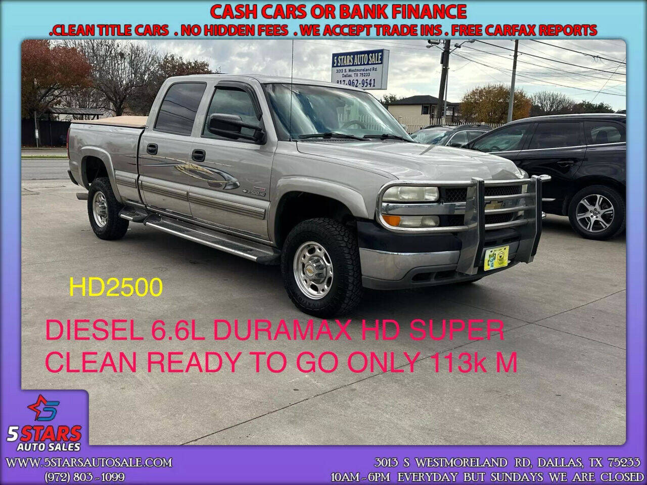 2001 Chevrolet Silverado 2500HD For Sale