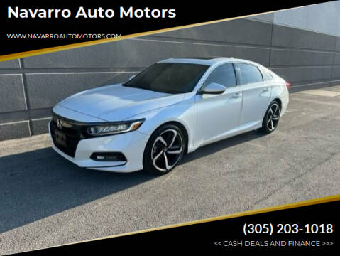 2019 Honda Accord for sale at Navarro Auto Motors in Hialeah FL