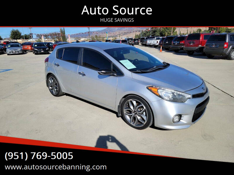 2015 Kia Forte5 for sale at Auto Source in Banning CA