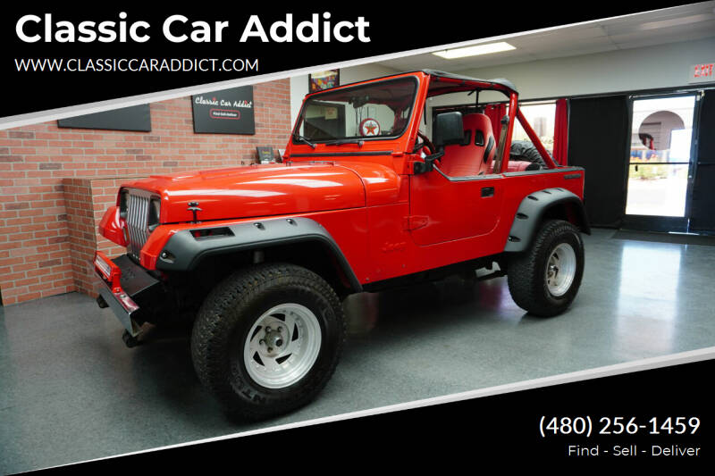 1988 Jeep Wrangler for sale at Classic Car Addict in Mesa AZ