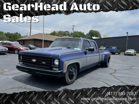 1976 Chevrolet Silverado 3500HD for sale at GearHead Auto Sales in Webb City MO