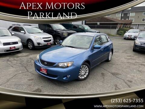 2008 Subaru Impreza for sale at Apex Motors Parkland in Tacoma WA