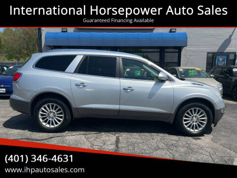2012 Buick Enclave for sale at International Horsepower Auto Sales in Warwick RI
