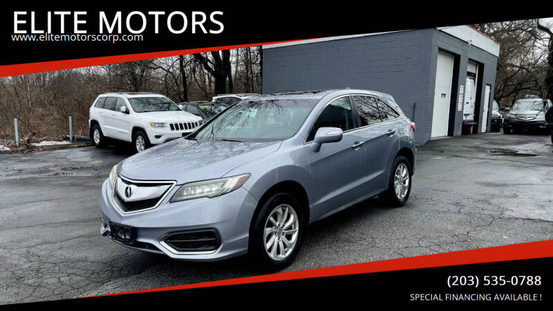 2016 Acura RDX for sale at ELITE MOTORS in West Haven CT