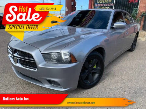 2013 Dodge Charger for sale at Nations Auto Inc. in Denver CO