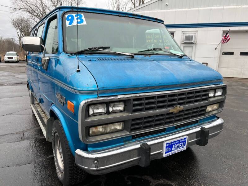1993 Chevrolet Chevy Van for sale at GREAT DEALS ON WHEELS in Michigan City IN