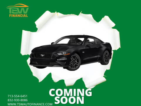 2019 Ford Mustang for sale at TSW Financial, LLC. in Houston TX