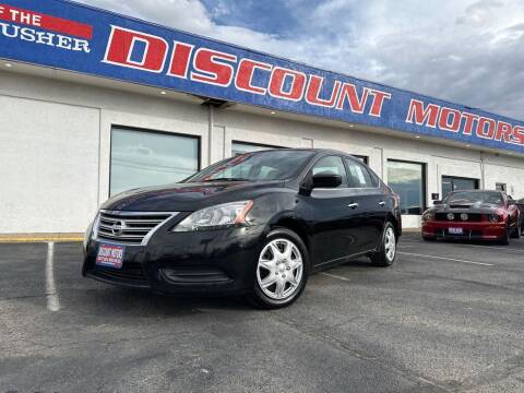 2013 Nissan Sentra for sale at Discount Motors in Pueblo CO