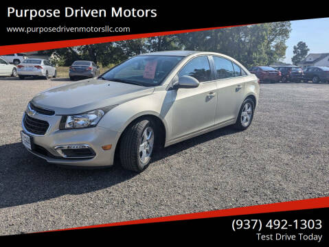 2016 Chevrolet Cruze Limited for sale at Purpose Driven Motors in Sidney OH